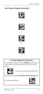 Preview for 39 page of Datalogic PowerScan PBT9501-AR Quick Reference Manual