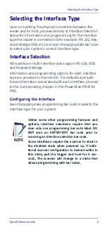 Preview for 15 page of Datalogic PowerScan PD9130 Quick Reference Manual