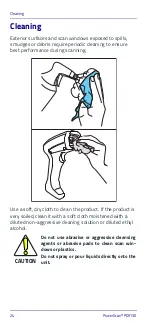 Preview for 34 page of Datalogic PowerScan PD9130 Quick Reference Manual