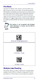 Предварительный просмотр 27 страницы Datalogic PowerScan PD953X Quick Reference Manual