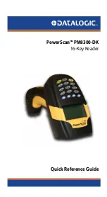 Datalogic PowerScan PM8300-DK Quick Reference Manual preview