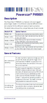 Preview for 11 page of Datalogic PowerScan PM9501 Quick Reference Manual