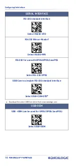 Preview for 20 page of Datalogic PowerScan PM9600 Series Quick Reference Manual