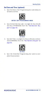 Preview for 31 page of Datalogic PowerScan PM9600 Series Quick Reference Manual