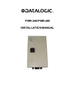 Preview for 1 page of Datalogic PWR-240 Installation Manual