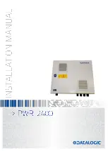 Preview for 1 page of Datalogic PWR-2400 Installation Manual