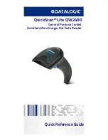 Предварительный просмотр 1 страницы Datalogic QuickScan Lite QW2400 Quick Reference Manual