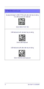 Preview for 22 page of Datalogic QuickScan Lite QW2470-BKK3S Quick Reference Manual