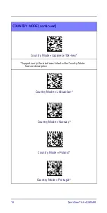 Preview for 26 page of Datalogic QuickScan Lite QW2470-BKK3S Quick Reference Manual