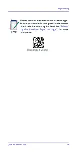 Preview for 29 page of Datalogic QuickScan Lite QW2470-BKK3S Quick Reference Manual