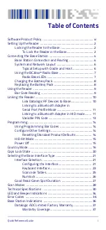 Preview for 3 page of Datalogic QuickScan QBT21 1 Series Quick Reference Manual