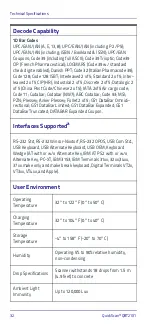 Preview for 40 page of Datalogic QuickScan QBT21 1 Series Quick Reference Manual