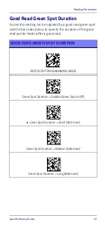 Предварительный просмотр 35 страницы Datalogic QuickScan QBT2400 Quick Reference Manual