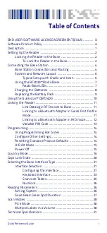 Предварительный просмотр 3 страницы Datalogic QuickScan QBT2430 Quick Reference Manual