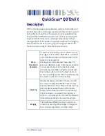 Preview for 9 page of Datalogic QuickScan QBT24XX Quick Reference Manual