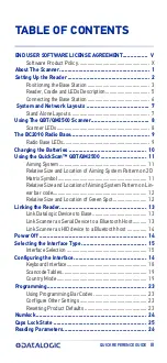 Preview for 3 page of Datalogic QuickScan QBT2500 Quick Reference Manual