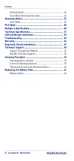 Preview for 4 page of Datalogic QuickScan QBT2500 Quick Reference Manual