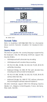 Preview for 29 page of Datalogic QuickScan QBT2500 Quick Reference Manual