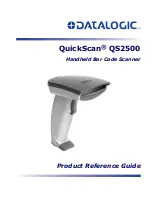 Datalogic QuickScan QS2500 Product Reference Manual предпросмотр