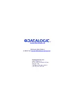 Предварительный просмотр 20 страницы Datalogic Rhino 10 Installation Manual