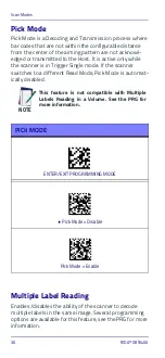 Предварительный просмотр 38 страницы Datalogic RIDA DBT6400 Quick Reference Manual