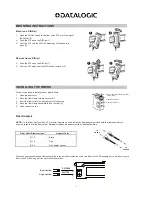 Предварительный просмотр 2 страницы Datalogic S70 Manual