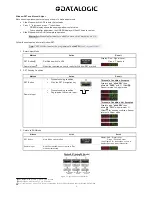 Предварительный просмотр 9 страницы Datalogic S70 Manual