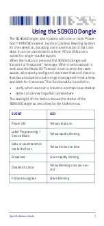 Preview for 5 page of Datalogic SD9030 Quick Reference Manual