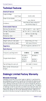 Preview for 16 page of Datalogic SD9030 Quick Reference Manual