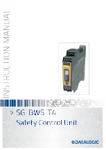 Preview for 1 page of Datalogic SG-BWS-T4 Instruction Manual