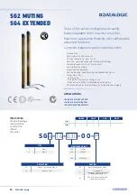 Datalogic SG2 MUTING Manual preview