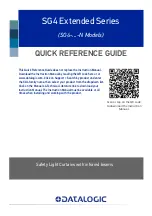 Preview for 1 page of Datalogic SG4 Extended Quick Reference Manual