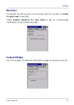 Предварительный просмотр 65 страницы Datalogic Skorpio X4 - WEC7 OS User Manual