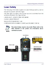 Предварительный просмотр 225 страницы Datalogic Skorpio X4 - WEC7 OS User Manual