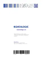 Предварительный просмотр 32 страницы Datalogic Touch TD1100 Family Quick Reference Manual