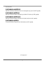 Dataman 40PRO User Manual preview