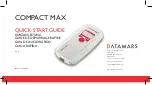 Preview for 1 page of Datamars COMPACT MAX Quick Start Manual