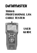 Datamaster T0046 User Manual preview