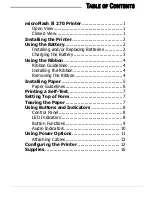 Preview for 3 page of Datamax-ONeil microFlash 8i 270 User Manual