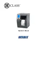 Datamax H Class Operator'S Manual preview