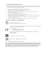 Preview for 4 page of Datamax M-Class Mark II Series Operator'S Manual