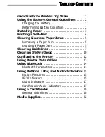 Preview for 2 page of Datamax Microflash 2Te User Manual