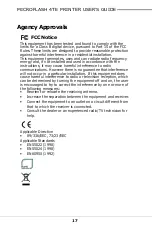 Preview for 21 page of Datamax MICROFLASH 4T User Manual