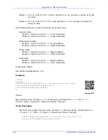 Preview for 236 page of Datamax MP Compact4 Mark II Programmer'S Manual