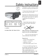 Preview for 3 page of Datamax MP-Compact4 Operator'S Manual