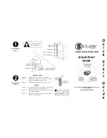 Datamax S-Class with USB ST/SV 3210 Quick Start Manual preview