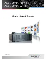Datapath Vision800-ATX Quick Start Manual preview