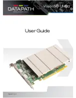 Preview for 1 page of Datapath VisionSC-UHD2 User Manual