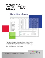 Предварительный просмотр 1 страницы Datapath VSNMicro N600 Quick Start Manual