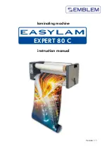 Dataplot EASYLAM EXPERT 80 C Instruction Manual preview